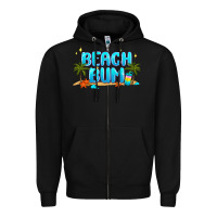 Black beach bum Zipper Hoodie - JahusDesignShop
