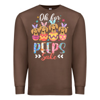 Chestnut oh for peeps sake funny easter dachshund bunny ear egg t shirt Premium Sweatshirt - linhVisuals