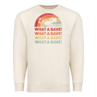Sandshell vintage retro what a save rocket soccer car league Premium Sweatshirt - linhVisuals