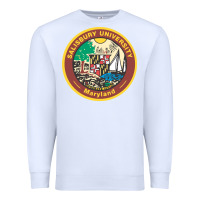 White salisbury university vectorized Premium Sweatshirt - linhVisuals