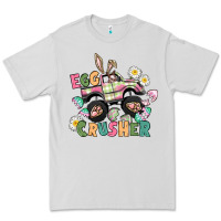 Dove Grey Egg crusher monster truck Premium Tee - CowGirlArtShop