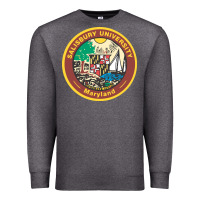Charcoal Heather salisbury university vectorized Premium Sweatshirt - linhVisuals