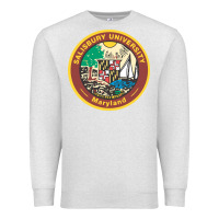 Oatmeal Heather salisbury university vectorized Premium Sweatshirt - linhVisuals