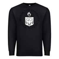 Black Benedictine University Premium Sweatshirt - linhVisuals