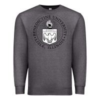 Charcoal Heather Benedictine University Premium Sweatshirt - linhVisuals