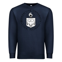 Navy Benedictine University Premium Sweatshirt - linhVisuals