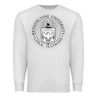 Oatmeal Heather Benedictine University Premium Sweatshirt - linhVisuals