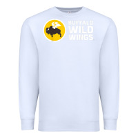 White white wild buffalos wings with words Premium Sweatshirt - linhVisuals