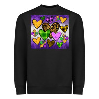 Black mardi gras Heavyweight Sweatshirt - JahusDesignShop