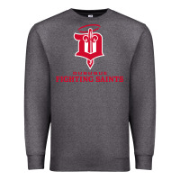 Charcoal Heather fighting saints Premium Sweatshirt - linhVisuals
