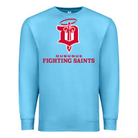 Ocean Blue fighting saints Premium Sweatshirt - linhVisuals
