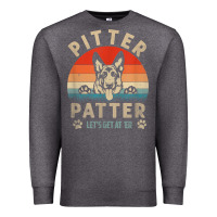 Pitter Tshirt Patter German Shepherd Dog Funny Vintage Retro T Shirt Premium Sweatshirt | Teevron