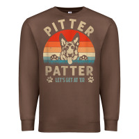 Chestnut pitter tshirt patter german shepherd dog funny vintage retro t shirt Premium Sweatshirt - linhVisuals