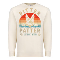 Sandshell pitter tshirt patter german shepherd dog funny vintage retro t shirt Premium Sweatshirt - linhVisuals