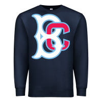 Navy brooklyn Premium Sweatshirt - linhVisuals