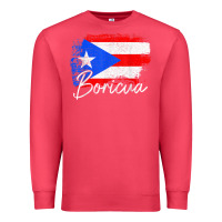 Cardinal puerto rico boricua vintage puerto rican flag pride t shirt Premium Sweatshirt - linhVisuals