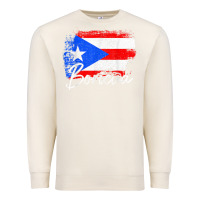 Sandshell puerto rico boricua vintage puerto rican flag pride t shirt Premium Sweatshirt - linhVisuals