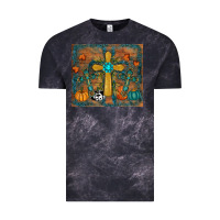 Cloud Black fall cross tumbler Vintage Tee - RanaPortraitStore