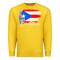 Lemon puerto rico boricua vintage puerto rican flag pride t shirt Premium Sweatshirt - linhVisuals