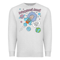 Oatmeal Heather schoolhouse rock interplanet janet t shirt Premium Sweatshirt - linhVisuals