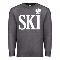 Charcoal Heather ski polish surnames ending polish eagle dyngus day t shirt Premium Sweatshirt - linhVisuals