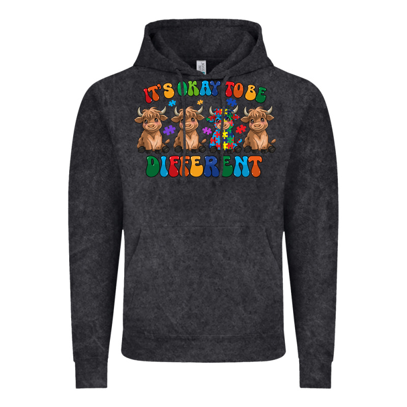 Its Okay To Be Different Vintage Hoodie by CowhideDigitalArt | Teevron