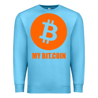 Ocean Blue my bitcoin Premium Sweatshirt - linhVisuals