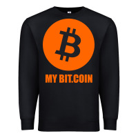 Black my bitcoin Premium Sweatshirt - linhVisuals