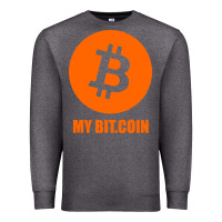 Charcoal Heather my bitcoin Premium Sweatshirt - linhVisuals
