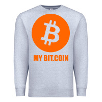 Heather Grey my bitcoin Premium Sweatshirt - linhVisuals