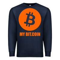 Navy my bitcoin Premium Sweatshirt - linhVisuals
