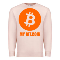 Pale Pink my bitcoin Premium Sweatshirt - linhVisuals