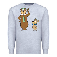 Heather Grey Yogi Bear Premium Sweatshirt - linhVisuals