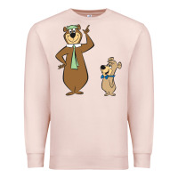 Pale Pink Yogi Bear Premium Sweatshirt - linhVisuals