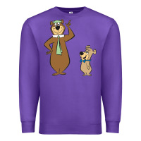 Purple Yogi Bear Premium Sweatshirt - linhVisuals