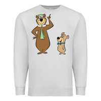 Dove Grey Yogi Bear Premium Sweatshirt - linhVisuals