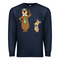 Navy Yogi Bear Premium Sweatshirt - linhVisuals
