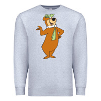 Heather Grey Yogi Bear Premium Sweatshirt - linhVisuals