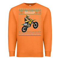 Carrot christmas motorcycle motocross braap dirt bike xmas Premium Sweatshirt - linhVisuals