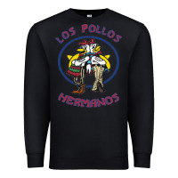 Black Los Pollos de Hermanos Premium Sweatshirt - linhVisuals