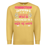 Antique Gold correction officers wife sentenced to a life of love Premium Sweatshirt - linhVisuals