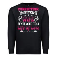 Black correction officers wife sentenced to a life of love Premium Sweatshirt - linhVisuals