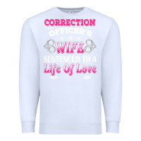White correction officers wife sentenced to a life of love Premium Sweatshirt - linhVisuals