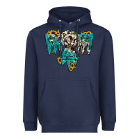 Navy thunderbird Heavyweight Hoodie - JahusDesignShop