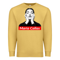 Antique Gold Maria Callas Premium Sweatshirt - linhVisuals