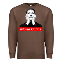 Chestnut Maria Callas Premium Sweatshirt - linhVisuals