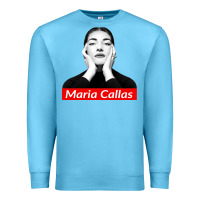 Ocean Blue Maria Callas Premium Sweatshirt - linhVisuals