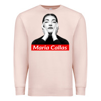 Pale Pink Maria Callas Premium Sweatshirt - linhVisuals