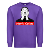 Purple Maria Callas Premium Sweatshirt - linhVisuals
