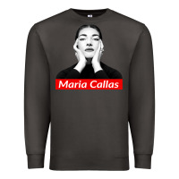 Smoke Maria Callas Premium Sweatshirt - linhVisuals